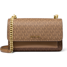 Michael Kors Beige Skuldertasker Michael Kors Skuldertaske - Lysebrun/Guld/Sort