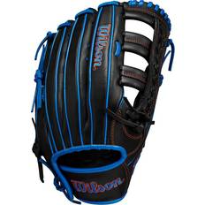 Baseball Wilson 12.25 in Youth A1000 PF1892 Outfield Baseball Glove Black/Blue Sball/Bball Glove And Mitt