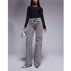 River Island Wide Leg Jean - Grey