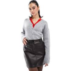 New Look Women Skirts New Look PU Mini Skirt - Washed Brown