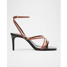 38 ⅓ - Damen Sandaletten Schutz Bari Strappy Leather Sandals - Black