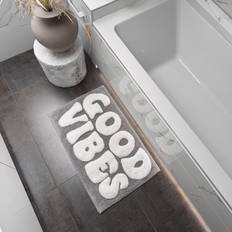 Non-Slip Bath Mats Allure Good Vibes Slogan Bath Mat 50 x 80 cm
