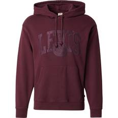 Levi's Dame Sweatere Levi's Bordeaux Hættetrøje Med Tonet - Rød