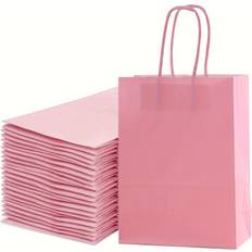 Pink Gift Bags Temu Medium Size 16x22x8cm Pink Gift Bags