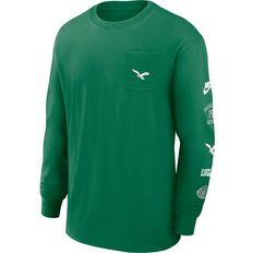 T-shirts Philadelphia Eagles Rewind Max90 Pocket Nike Men's NFL Long-Sleeve T-Shirt in Green 01ND30RQ86-EVL