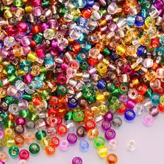 Temu 1600pcs 4mm Glass Seed Beads