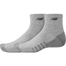 New Balance Unisex Socks New Balance Coolmax Quarter Socks 2 Pack - Grey