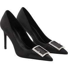 Mango Shoes Mango Heeled Shoes With Buckle - Black