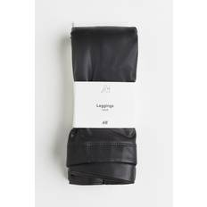 Tights H&M Coated Leggings - Black