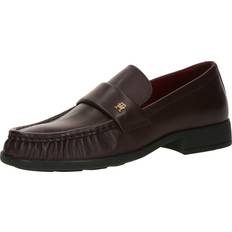 Tommy Hilfiger Vrouw Loafers Tommy Hilfiger Leder Mokassins - Dunkelrot