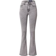 GOTS (Global Organic Textile Standard) Clothing Noisy May Nmsallie Flared Jeans - Light Grey