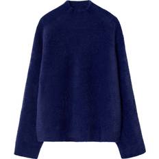 & Other Stories Tops & Other Stories Mock Neck Jumper Dark Blue