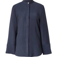 Modström Damen Blusen Modström Isabel Bluse - Navy/Weiß