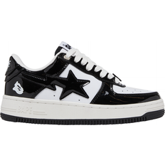 Bape Shoes Bape Ape Sta Patent Leather - Black/White