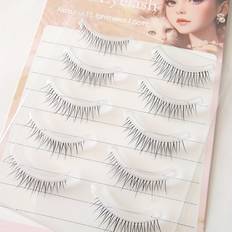 Makeup Temu Japanese Korean Eyelashes With Clear Natural Lashes - Clear
