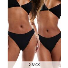 ASOS DESIGN Mila Brazilian Brief - Svart/a
