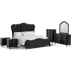 Bed Packages Furniture of America Seabliss 6 Piece Bedroom Set King