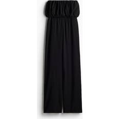 Jumpsuits & Overalls H&M Ribbed Bandeau Jumpsuit - Black