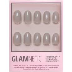 Glamnetic Press On Nails - Pure Gray