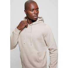 Guess Men Sweaters Guess Eco Roy Embossed Hoodie - Beige