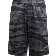 adidas Kid's Train Essentials Camo Print Shorts - Black/Grey Five/Grey Six/Carbon (JI6103)