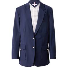Tommy Hilfiger Blazere Tommy Hilfiger Relaxed Wool Blend Blazer - Navy