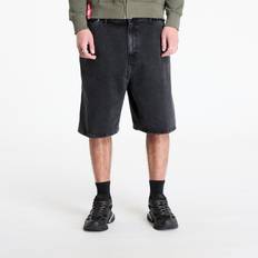 Carhartt WIP Herr Shorts Carhartt WIP Shorts Herr Denim Shorts Med Stora Fickor Och Logotyp - Black