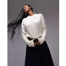 Arket Sweatshirts Jumpers Arket Wool Crew Neck Sweater - Off White