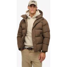 Superdry Puffer Jacket - Warm Brown
