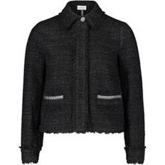 Silber Jacketts Cartoon Tweedblazer Mit Glitzergarn - Schwarz