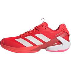 Rot Schlägersportschuhe Adizero Ubersonic 5 Allcourtschuh - Grau/Rot