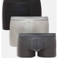 Voksen Underbukser New Look Boksershorts Med 3 Par - Grå/Multifarve
