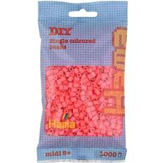 Midi Pärlor 1000 st Pastel Röd