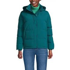 Fabric Outerwear Lands' End Petite Down Puffer Jacket - Evening Blue