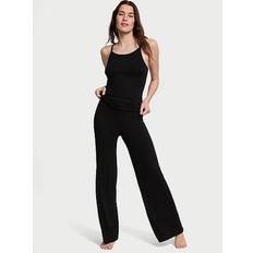 XS Pajamas Victoria's Secret Ribbed Modal Cami Pants Set - Black