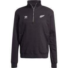 Essentials Half-Zip Waffle Sweatshirt - All Blacks