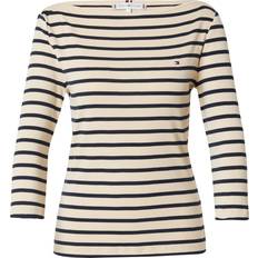 Tommy Hilfiger Nainen Paidat Tommy Hilfiger New Cody Paita - Vaaleabeige/Marine