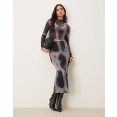 Paisley Kjolar New Look Midikjol - Mesh Svart/a