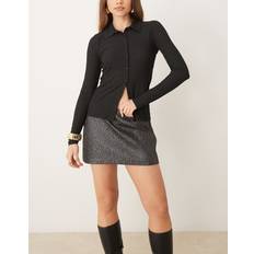 Abercrombie & Fitch Kjolar Abercrombie & Fitch Extra Kort Skort Svart