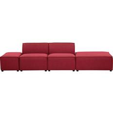 Furniture Ebern Designs Rickart Red 41cm H X 295cm W X 97cm D Sofa