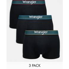 Wrangler Men Underwear Wrangler 3-Pack Mattie Trunks - Black