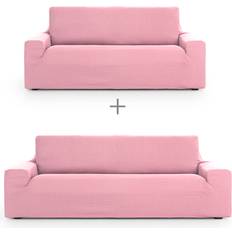 5 personers Sofaer Eysa Pink Cover Sæt 2 Stykker Sofa 5 personers