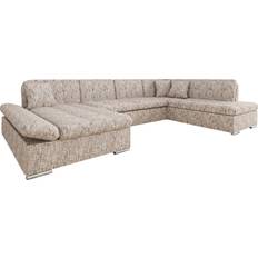 Beige - U-sofaer Zumar Med Chaiselong Og Divan 4-Pin Sofa Sofa