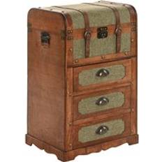 Lin Commodes Home ESPRIT Green Multicolour Chest of Drawers 45 x 35 x 71.5 cm Commode