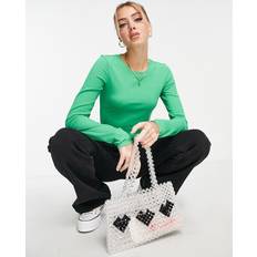 Monki Long Sleeve Top - Green