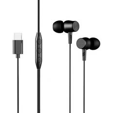 Contact Black In-Ear Headphones