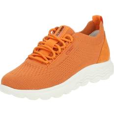 Geox Dame Sneakers Geox Spherica Strikkede Træningssko - Orange