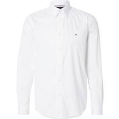 Men - Organic Fabric Shirts Tommy Hilfiger Core Flex Poplin Shirt - White