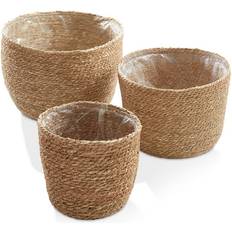 Pots Casafield Set of 3 Seagrass Planter Baskets