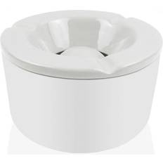 White Dolomite Circular Ashtray 11.2 x 6.2 cm